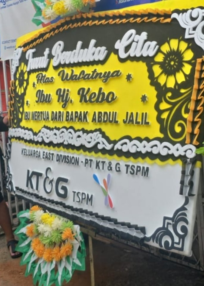 Ucapan Duka Cita Mengalir, Karangan Bunga Penuhi Lokasi Kediaman Amarhuma