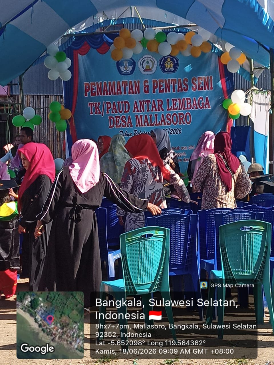 Penamatan dan Pentas Seni TK/PAUD Antar Lembaga Desa Mallasoro Berlangsung Meriah