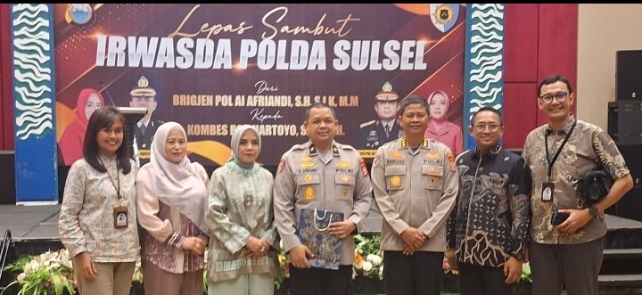 Lepas Sambutan Irwasda Polda Sulsel Berlangsung Khidmat