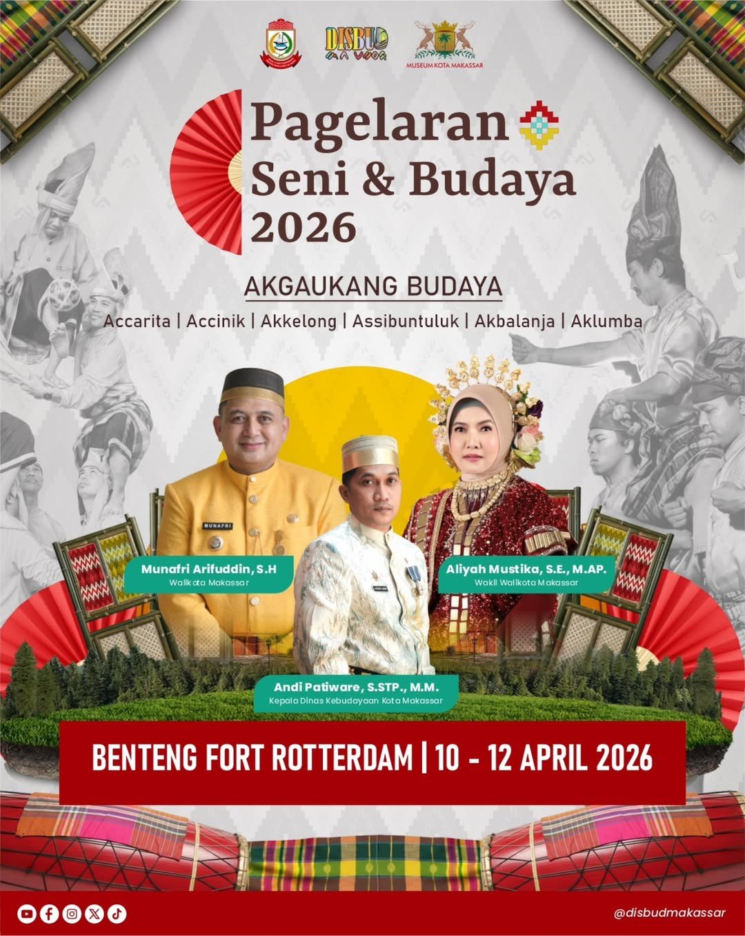 PAGELARAN SENI & BUDAYA 2026 DI MAKASSAR (AKGAUKANG BUDAYA)