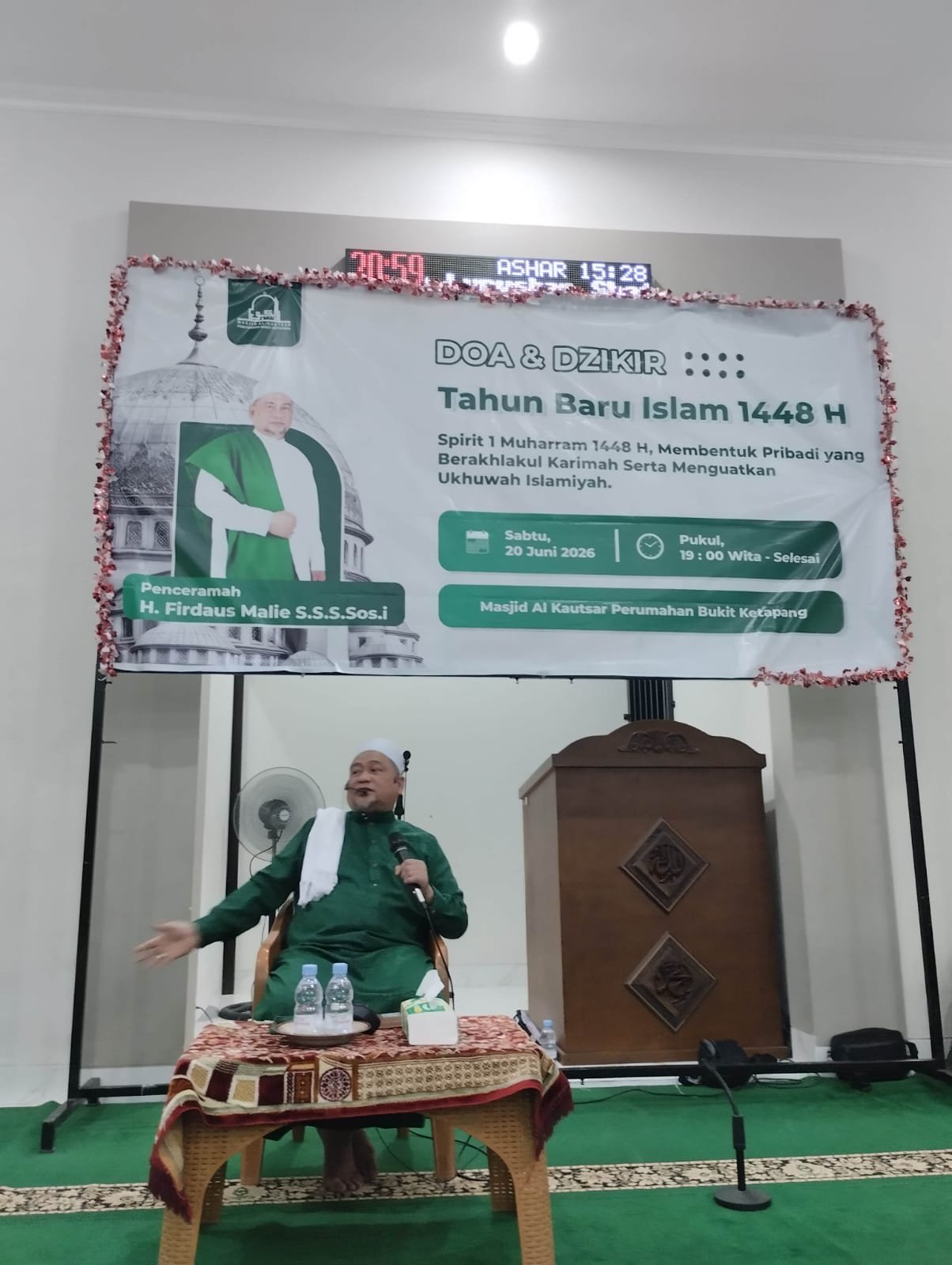 Doa dan Dzikir Tahun Baru Islam 1448 H Di Masjid Al Kautsar Berlangsung Khidmat, Jamaah Terharu Mendengarkan Renungan Tentang Perjuangan Orang Tua