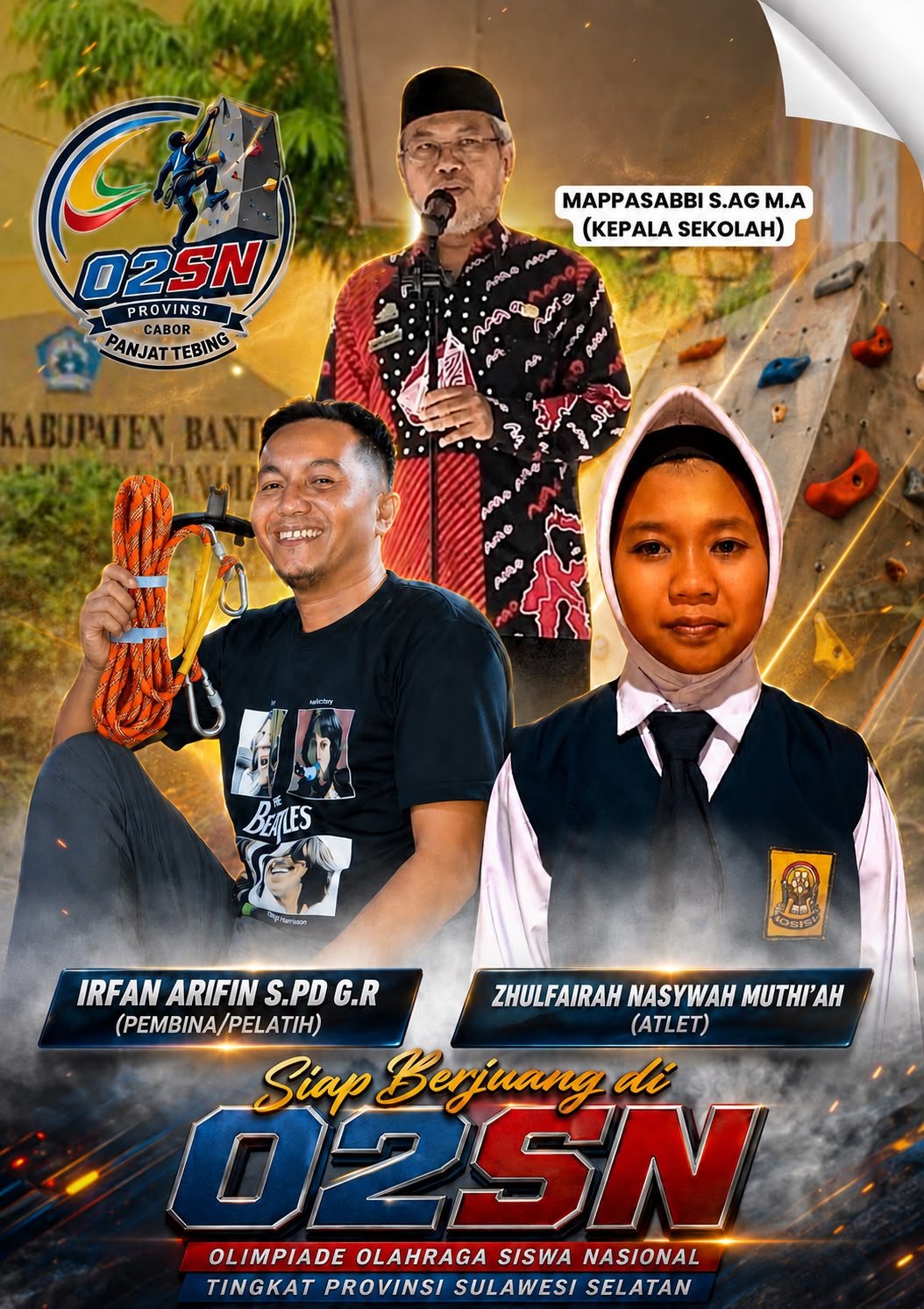 Siswi SMP Negeri 1 Bissappu Wakili Kabupaten Bantaeng pada O2SN Tingkat Provinsi Sulawesi Selatan