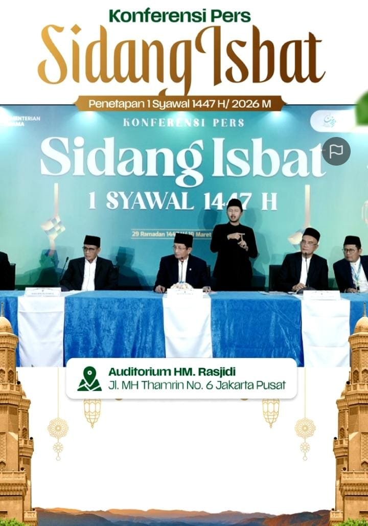 Hasil sidang isbat:hilal belum terlihat, ramadan di genapkan 30 hari