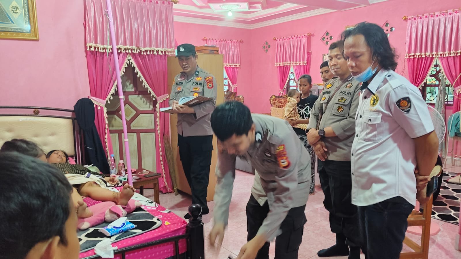Respons Cepat Info Kamtibmas, Personel Polsek Sabbangparu Sambangi Kediaman Korban Dugaan Begal